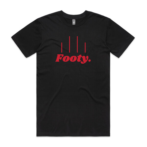 Red and Black Footy t-shirt Thumbnail