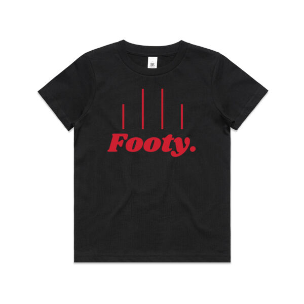Red and Black Footy t-shirt Thumbnail