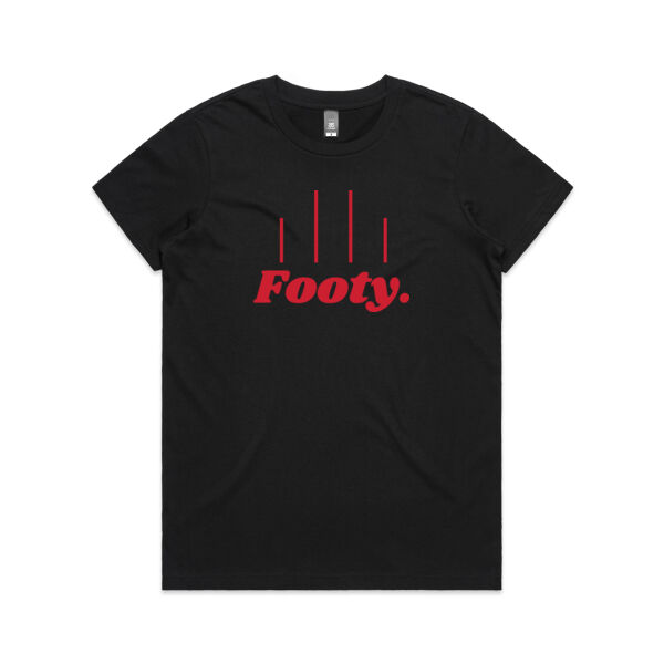 Red and Black Footy t-shirt Thumbnail
